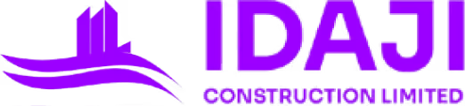 IDAJI Construction logo with a purple accent.
